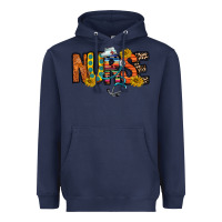 Navy nurse western Heavyweight Hoodie - RacoonDesign