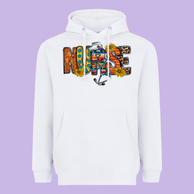 Nurse Western Heavyweight Hoodie Designed By Racoondesign