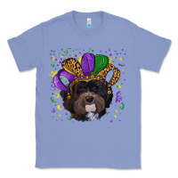 Colony Blue mardi gras hat havanese dog Classic Tee - RanaPortraitStore