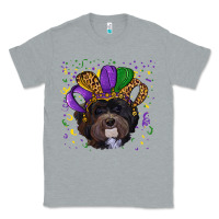 Heather Grey mardi gras hat havanese dog Classic Tee - RanaPortraitStore