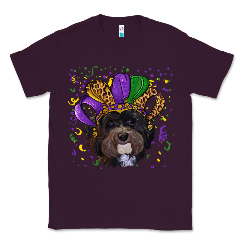 Mardi Gras Hat Havanese Dog Classic Tee by RanaPortraitStore | Teevron