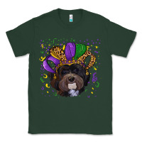 Sports Green mardi gras hat havanese dog Classic Tee - RanaPortraitStore
