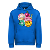 Cobalt smiley face and school elementary Urban Hoodie - MaliasSmallBusiness