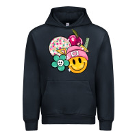 Navy smiley face and school elementary Urban Hoodie - MaliasSmallBusiness