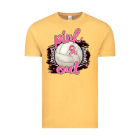 Vintage Mustard Pink Out Volleyball Vintage Tee - BarkalooDesign