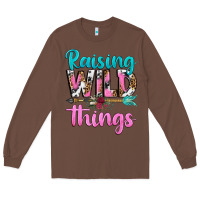 Chestnut raising wild things Long Sleeve Tee - texasbilliewilder