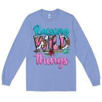 Colony Blue raising wild things Long Sleeve Tee - texasbilliewilder