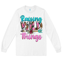 White raising wild things Long Sleeve Tee - texasbilliewilder
