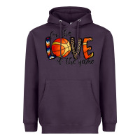 Plum for the love of the game basketball Heavyweight Hoodie - CowhideDigitalArt