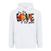 White for the love of the game basketball Heavyweight Hoodie - CowhideDigitalArt