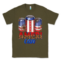 Army Green Ameri can Classic Tee - texasbilliewilder