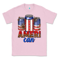 Bubblegum Pink Ameri can Classic Tee - texasbilliewilder