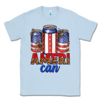 Dusty Blue Ameri can Classic Tee - texasbilliewilder