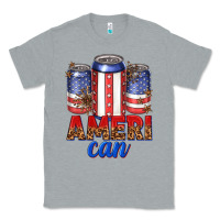 Heather Grey Ameri can Classic Tee - texasbilliewilder