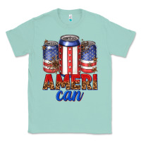 Seafoam Ameri can Classic Tee - texasbilliewilder
