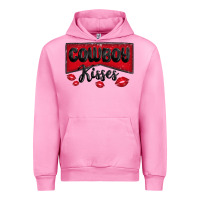 Fuchsia Pink cowboy kisses Urban Hoodie - MaliasSmallBusiness