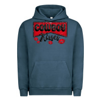 Pigment Midnight Navy cowboy kisses Urban Hoodie - MaliasSmallBusiness