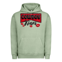 Pigment Oil Green cowboy kisses Urban Hoodie - MaliasSmallBusiness