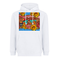 White american flag firefighter wife Heavyweight Hoodie - HRA Design Shop