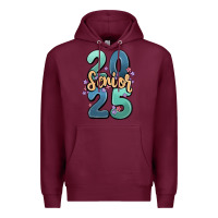 Burgundy senior 2025 Premium Hoodie - MaliasSmallBusiness