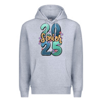 Heather Grey senior 2025 Premium Hoodie - MaliasSmallBusiness