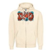 Sandshell dad American football Zipper Hoodie - Zillion Design Studio