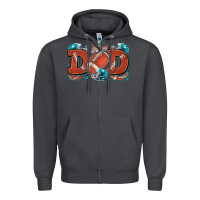Smoke dad American football Zipper Hoodie - Zillion Design Studio