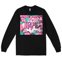 Black hope breast cancer Long Sleeve Tee - AdoDesignShop