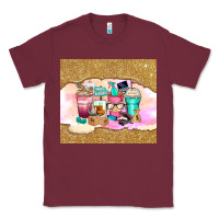 Burgundy small business coffee cups Classic Tee - Zillion Design Studio