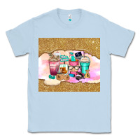 Dusty Blue small business coffee cups Classic Tee - Zillion Design Studio