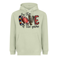 Matcha for the love of the game football Heavyweight Hoodie - CowhideDigitalArt