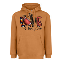Meerkat for the love of the game football Heavyweight Hoodie - CowhideDigitalArt