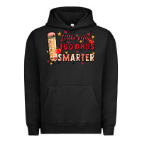 Pigment Black little miss 100 days smarter Urban Hoodie - MaliasSmallBusiness