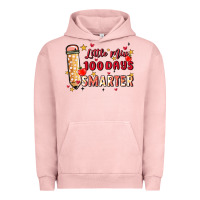 Pigment Salmon little miss 100 days smarter Urban Hoodie - MaliasSmallBusiness