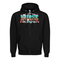 Black nurse in progress tbw Zipper Hoodie - texasbilliewilder