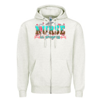 Oatmeal Heather nurse in progress tbw Zipper Hoodie - texasbilliewilder