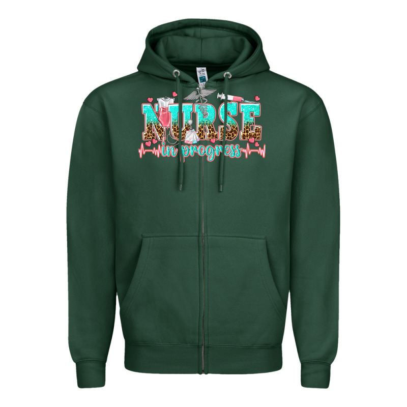 Nurse In Progress Tbw Zipper Hoodie by texasbilliewilder | Teevron