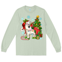 Matcha Christmas unicorn Long Sleeve Tee - Zillion Design Studio