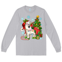 Moon Dust Christmas unicorn Long Sleeve Tee - Zillion Design Studio