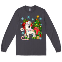Smoke Christmas unicorn Long Sleeve Tee - Zillion Design Studio