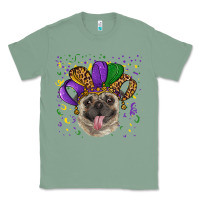 Sage mardi gras hat pug Classic Tee - RanaPortraitStore