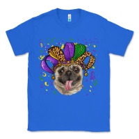 True Royal mardi gras hat pug Classic Tee - RanaPortraitStore