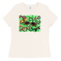 Bone sunglasses background Ladies Tee - BarkalooDesign