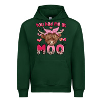 Forest Green you had me at moo Urban Hoodie - MaliasSmallBusiness