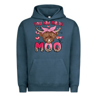 Pigment Midnight Navy you had me at moo Urban Hoodie - MaliasSmallBusiness