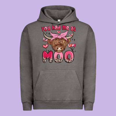 You Had Me At Moo Urban Hoodie Designed By Maliassmallbusiness