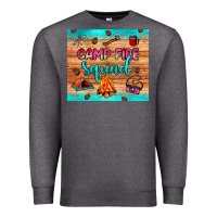 Charcoal Heather camp fire squad Premium Sweatshirt - JahusDesignShop