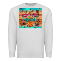 Dove Grey camp fire squad Premium Sweatshirt - JahusDesignShop