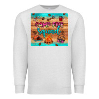 Oatmeal Heather camp fire squad Premium Sweatshirt - JahusDesignShop
