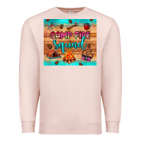 Pale Pink camp fire squad Premium Sweatshirt - JahusDesignShop